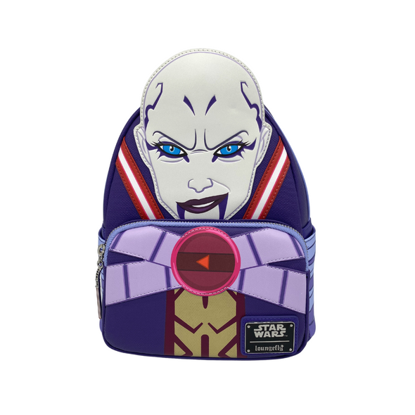 NYCC Exclusive Loungefly Star Wars Asajj Ventress Cosplay Mini Backpack