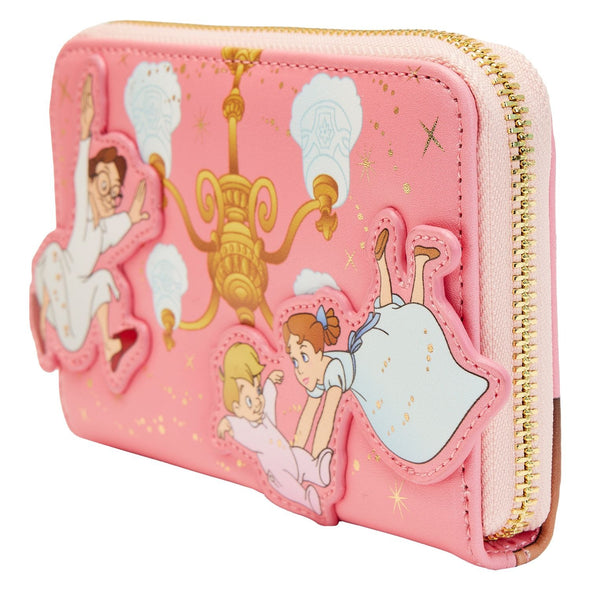 Loungefly Disney Peter Pan You Can Fly 70th Anniversary Zip Around Wallet