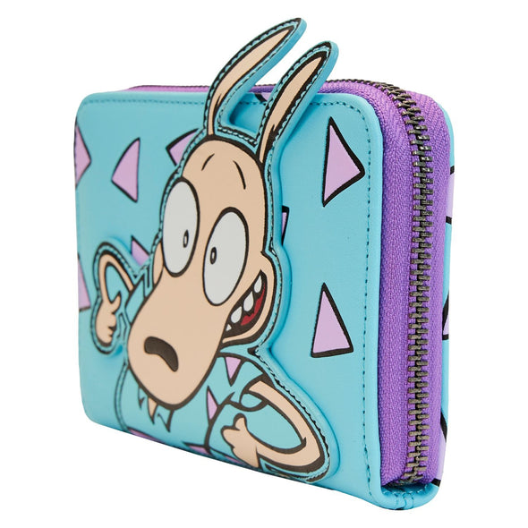 Loungefly Rockos Modern Life Zip Around Wallet