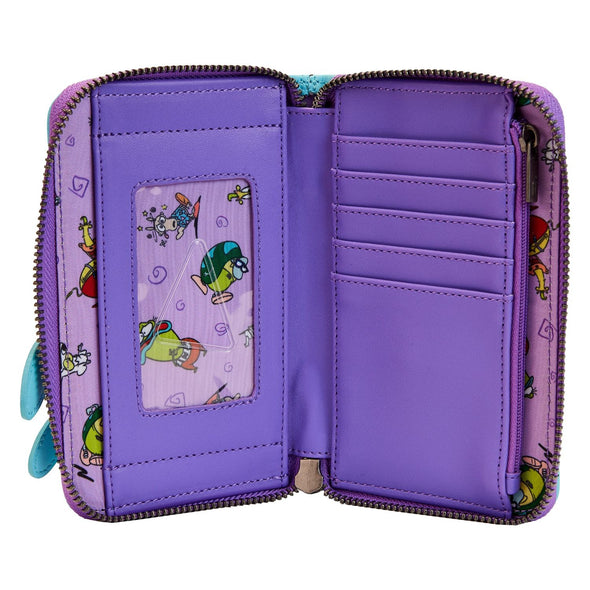 Loungefly Rockos Modern Life Zip Around Wallet