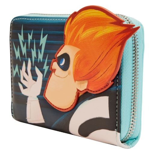 Loungefly Disney Pixar Moments Incredibles Syndrome Zip Around Wallet