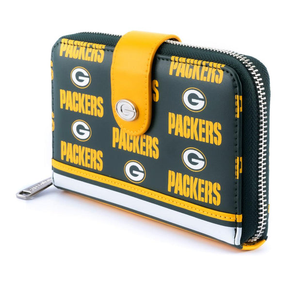 Loungefly NFL Green Bay Packers Logo AOP Wallet