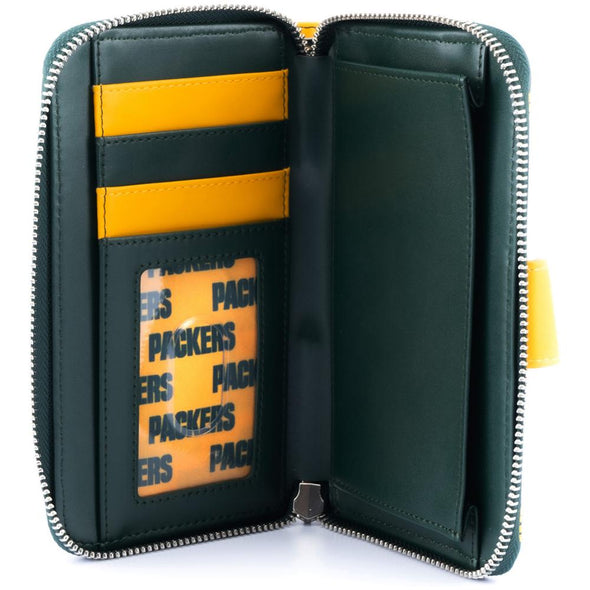 Loungefly NFL Green Bay Packers Logo AOP Wallet