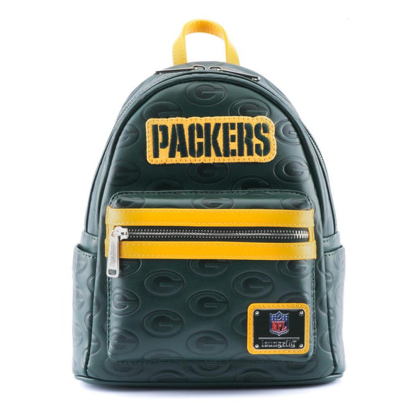 Loungefly NFL Green Bay Packers Logo AOP Mini Backpack