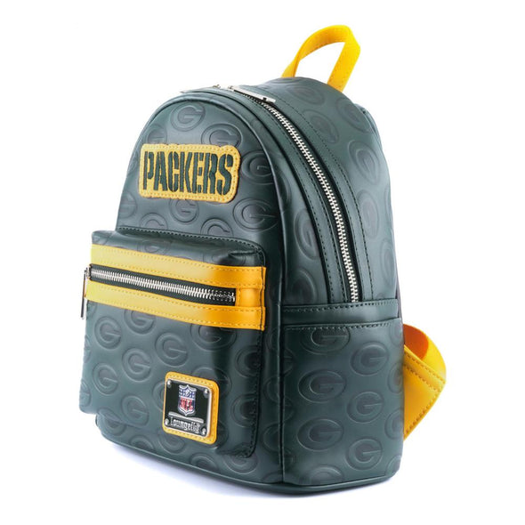 Loungefly NFL Green Bay Packers Logo AOP Mini Backpack