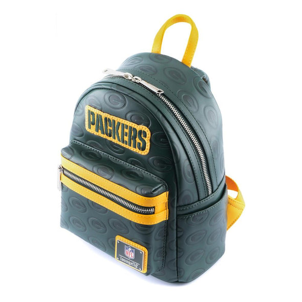 Loungefly NFL Green Bay Packers Logo AOP Mini Backpack