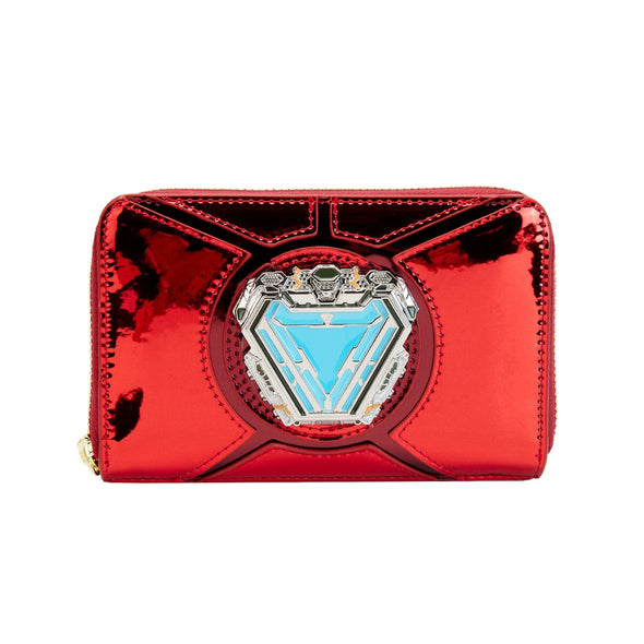 Loungefly Marvel Iron Man 15th Anniversary Cosplay Zip Around Wallet