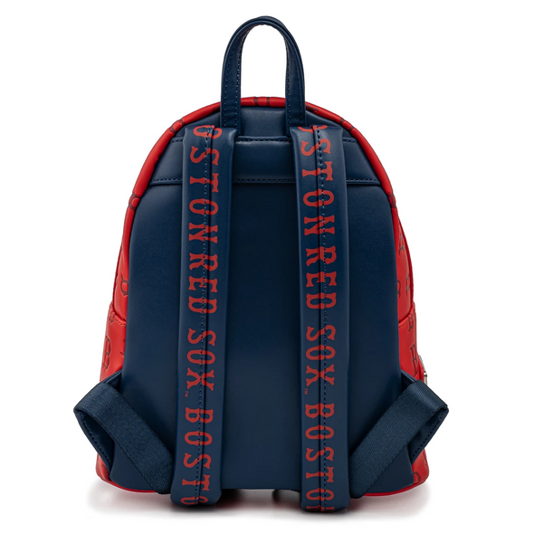 Loungefly Boston Red Sox Logo Mini Backpack