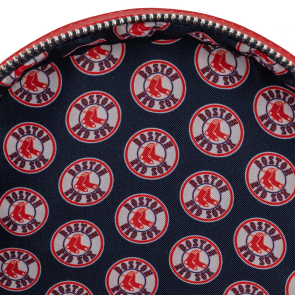 Loungefly Boston Red Sox Logo Mini Backpack