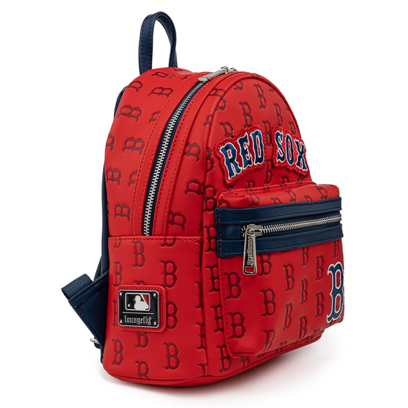 Loungefly Boston Red Sox Logo Mini Backpack