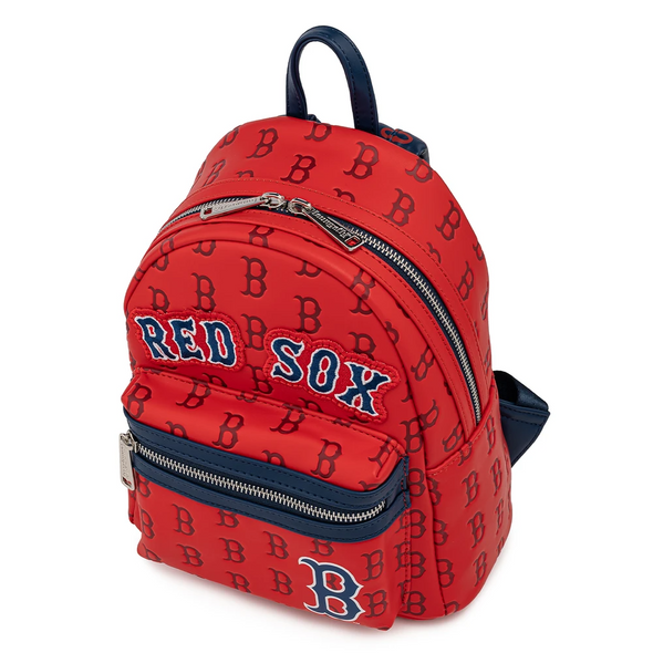 Loungefly Boston Red Sox Logo Mini Backpack