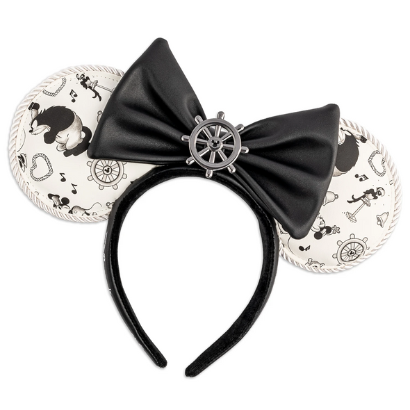 Loungefly Steamboat Willie Ears Bow Headband